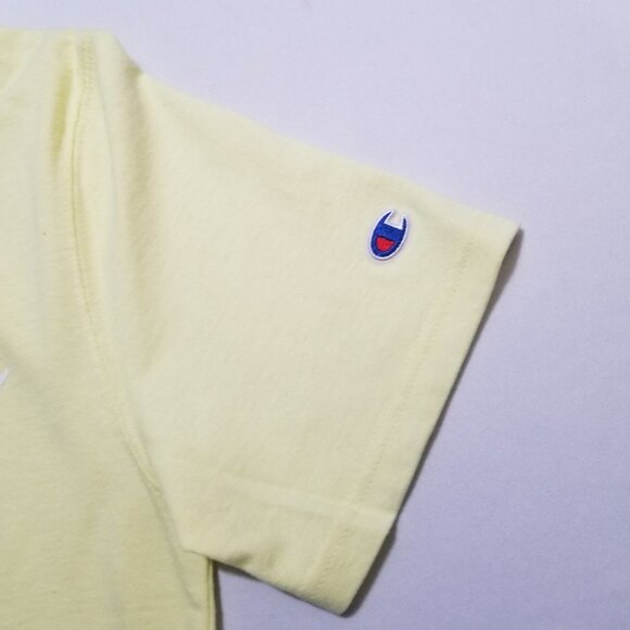 Champion Men's Classic T-Shirt Screen Print Script Logo NWT - Picture 2 of 3